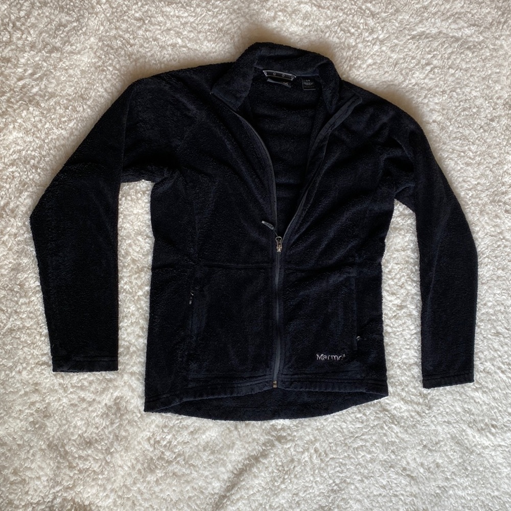 Marmot size Large fuzzy zip up